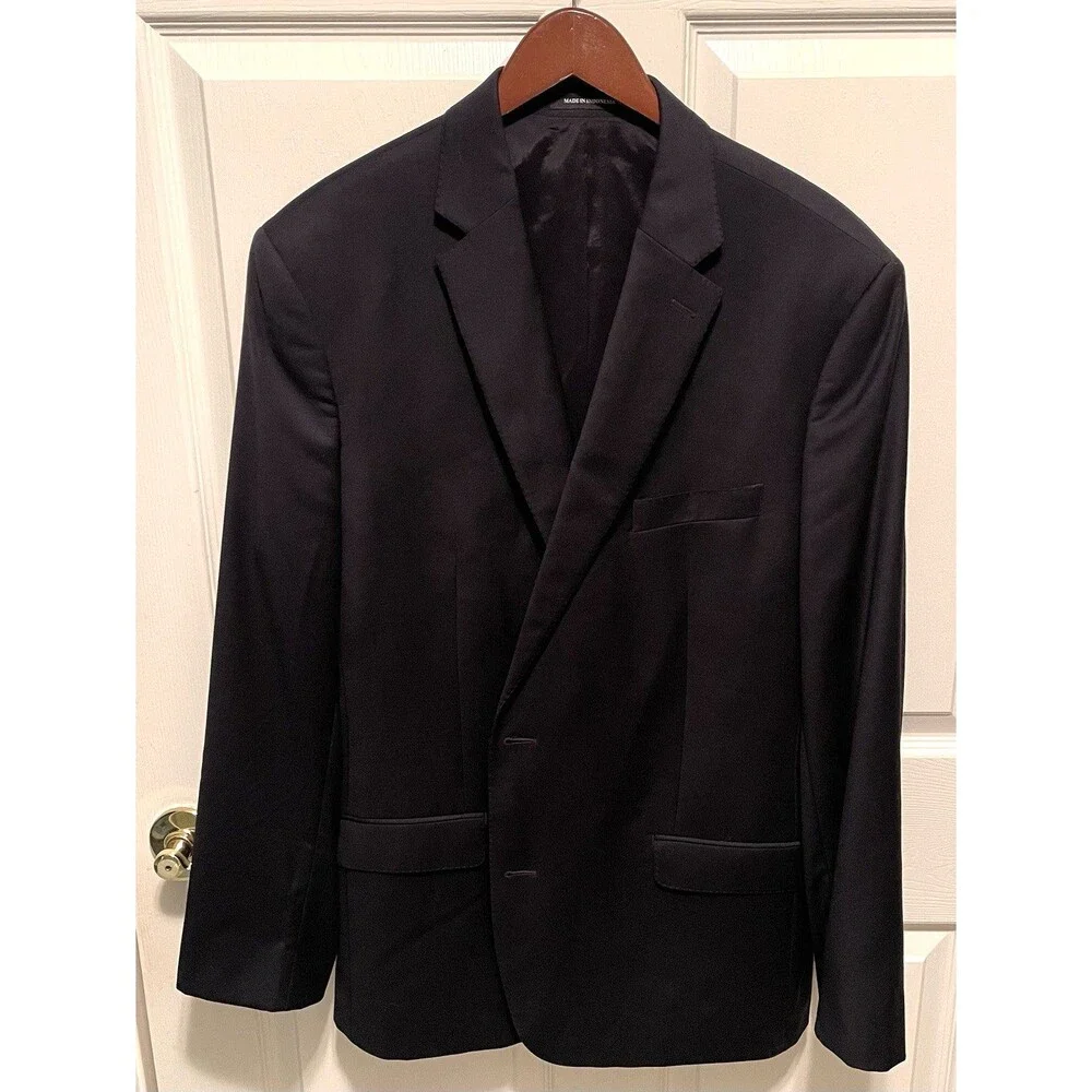 Lauren Ralph Lauren Black Label Slim Fit Blazer Jacket AMF Pick Stitching 46R